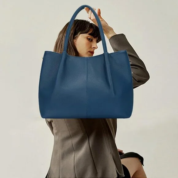 Tote Bag for Women Vegan Leather Shoulder Purse Large Capacity Travel Bag